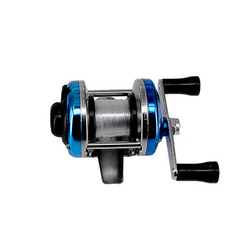 Portable Mini Fishing Reel Aluminum Spool Metal Small Spinning Reel Winter Ice