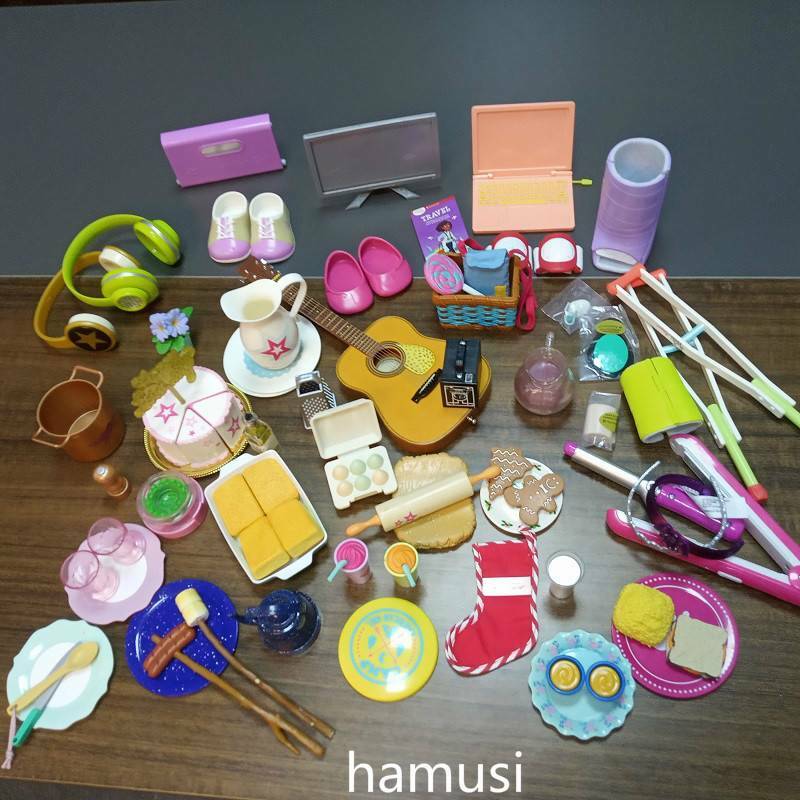 18'' American Girl Doll Food Accessory Plate Dish Necklace Shoes Clothes Toys