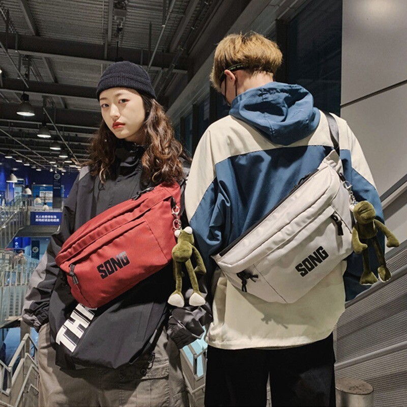 Large Capacity Waist Bag Unisex Streetwear Chest Hip Hop