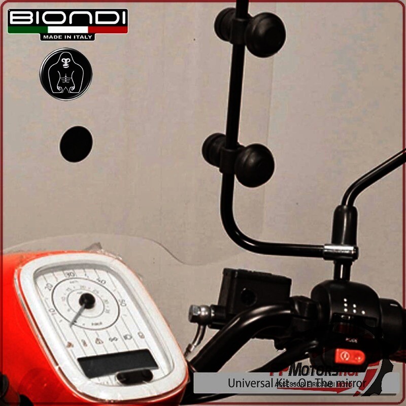 KIT ATTACCHI PARABREZZA PER SCOOTER ELETTRICI UNIVERSALE BIONDI 8500974 