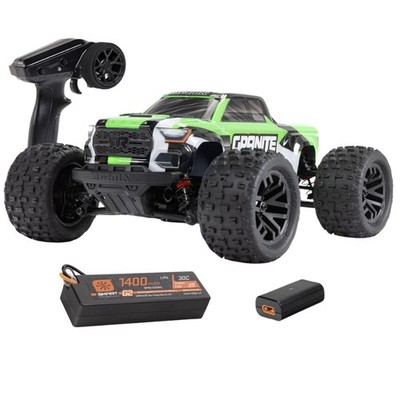 Arrma GRANITE GROM MEGA 1/18 380 Brushed 4X4 RTR Verde Monster Truck con batt...