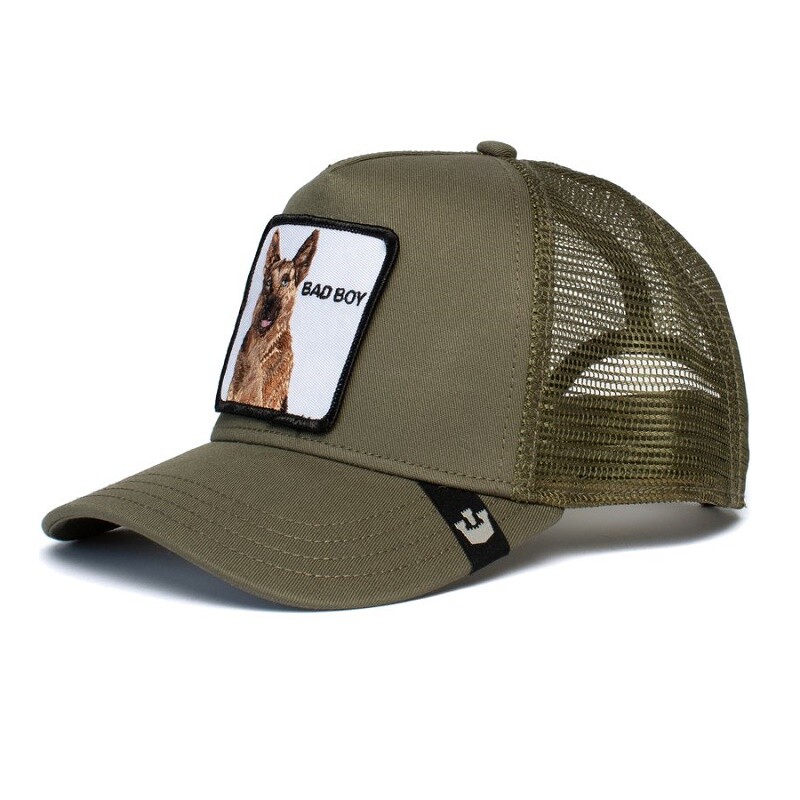 

Hat Dog Goorin Bros Animal Trucker Animals Bad Boy Shepherd German Green, Зеленый