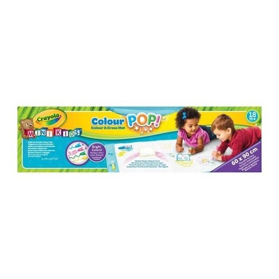 Crayola - Mini Kids - Tapis de Dessins Color Pop! - 18 mois - Coloriage pour enf