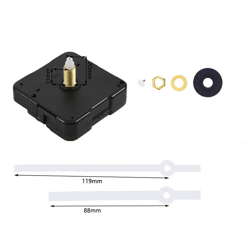 DIY Large Silent Quartz Wall Clock Movement Hands-Mechanism Repair Parts Tool