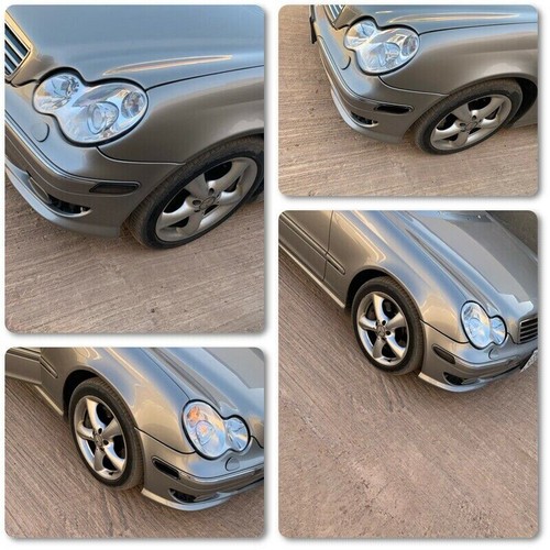 Smoked Side Marker Light Housings For 01-07 Mercedes Benz W203 C-Class C200 300