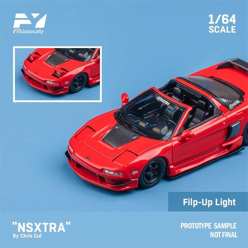 Finclassically NSXTRA 赤 1/64 MLGB Finclassically 1:64 NSX TRA by Chris Cut Diecast Model Car