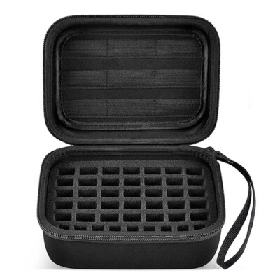 44 Slots USB Flash Drive Case Organizer Thumb Drive Memory SD Card Holder Black