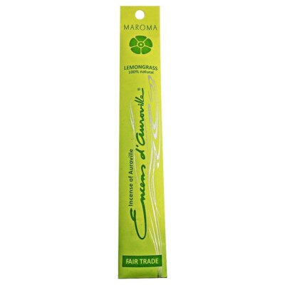 Maroma Incense of Auroville Lemongrass Sticks 10ct