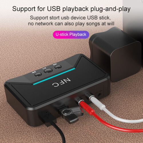 Adapter Nfc Enabled For Car Home Stereo Sound Aux