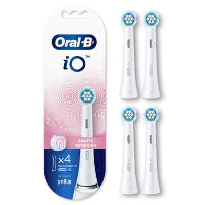 2x/4x/8x Genuine Oral-B iO Ultimate Clean Replacement Brush Heads Black / White