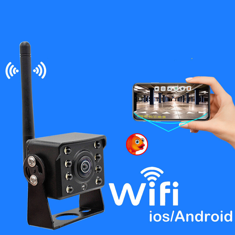 Wireless Backup Camera System, Kit for Buses, Trailers, Trucks, RVs(Android/IOS)