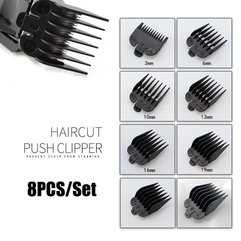 8X Universal Barber Attachment Guards Trimmer Hair Clipper G