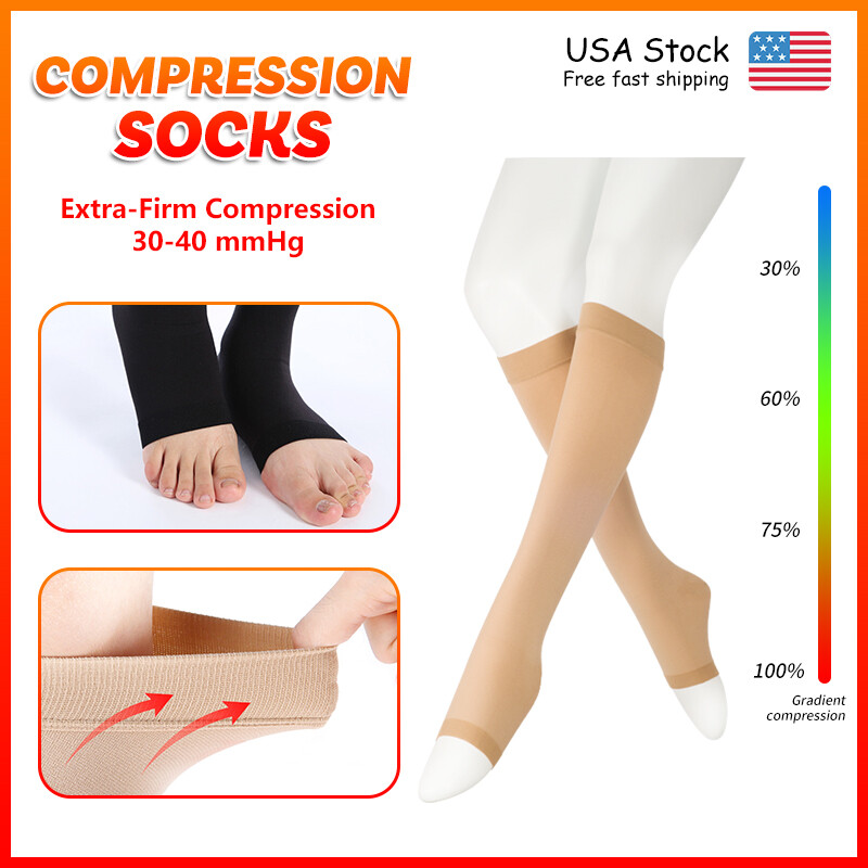 Compression Stockings 3040 mmHg Relief Medical Supports Therapy Vein