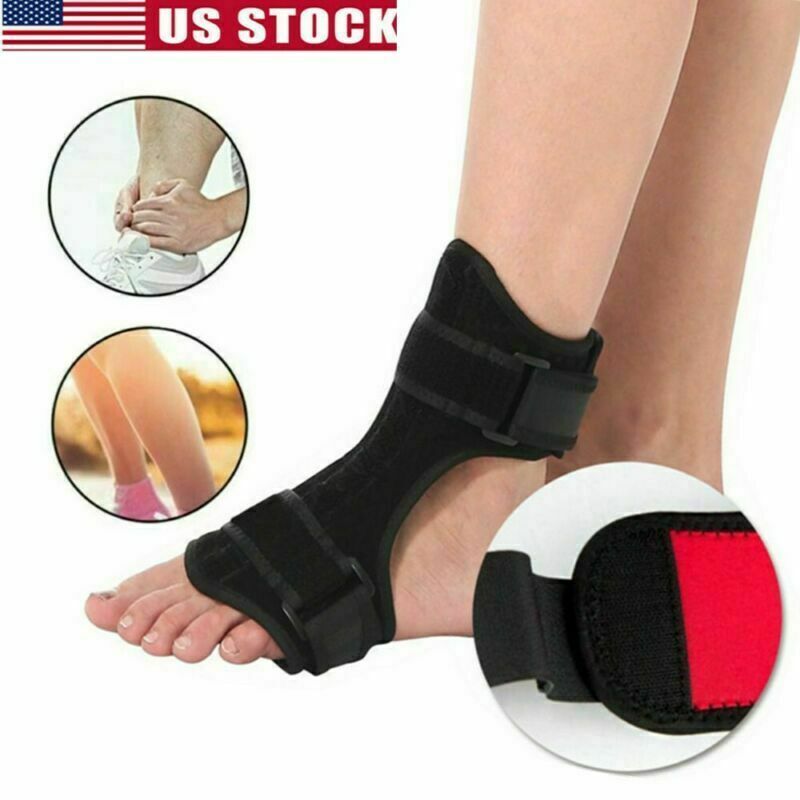 Adjustable Drop Foot Support Ankle Foot Orthosis Brace Strap Hemiplegia Sroke US eBay