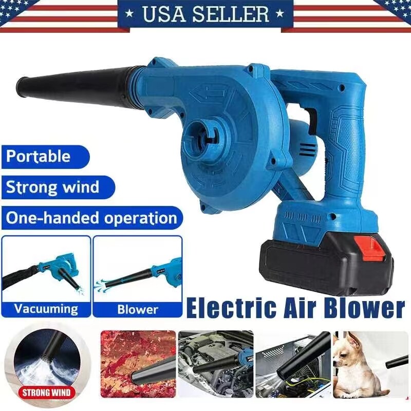 Air Vacuum Snow Dust Sweeper With Battery And Charger