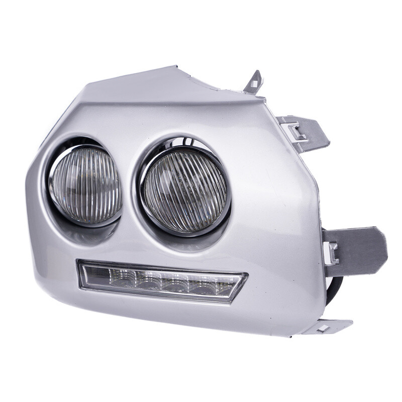 Toyota Fj Cruiser Chrome Bumper Fog Lights LED DRL Driving Lamps Fit