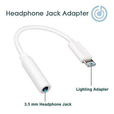 Apple Lightning to 3.5mm Headphone Jack Adapter for iPhone 7 8 PLUS X Xs Max