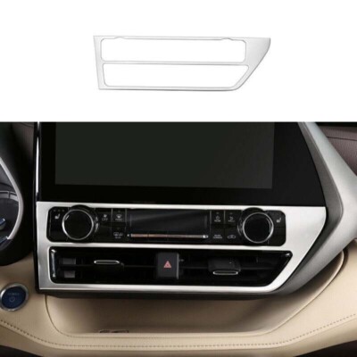 Central Console AC CD Switch Panel Silver 2020-2023 Steel For Toyota Highlander