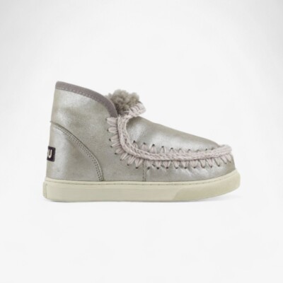 Кроссовки Eskimo Mou FW111000C Microglitter Elephant серые AI24