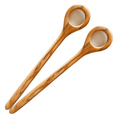 Danish Dough Whisk - 2Pcs Olive Wooden Bread Whisk, Bread Making Tools for1722