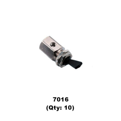 DCI Toggle On / Off Valve Hex Body (Gray) (10 Pack) for Dental