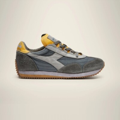 

Обувь DIADORA HERITAGE EQUIPE H Dirty Stone Wash Ages Sneaker Unisex Blue Sea Gr, Blue grey