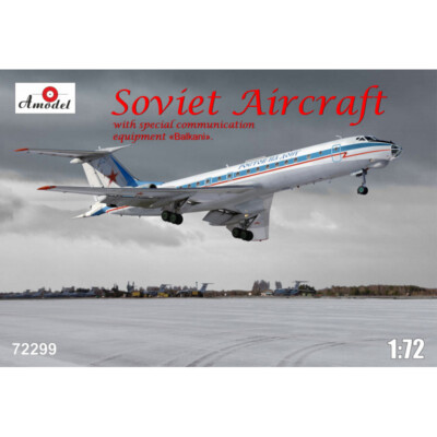 AMODEL 72299 Tupolev Tu-134AK with eqipment 'Balkani'  Scale 1/72 - Plastic mode