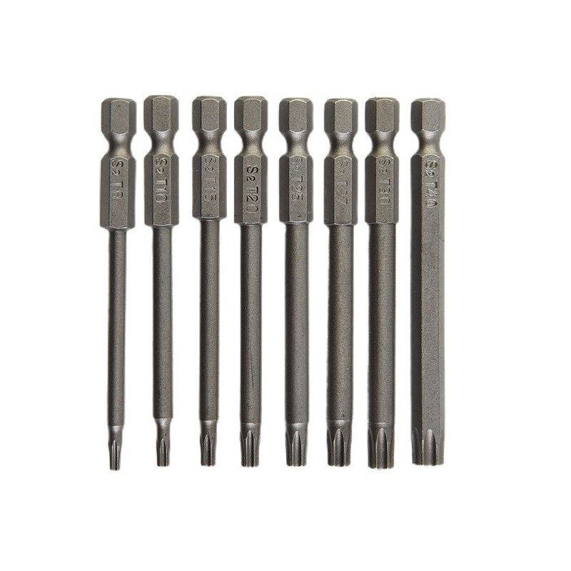 Embout Tournevis 60hrc Dureté 75mm Long Alliage Acier Chaleur Traitement Creux