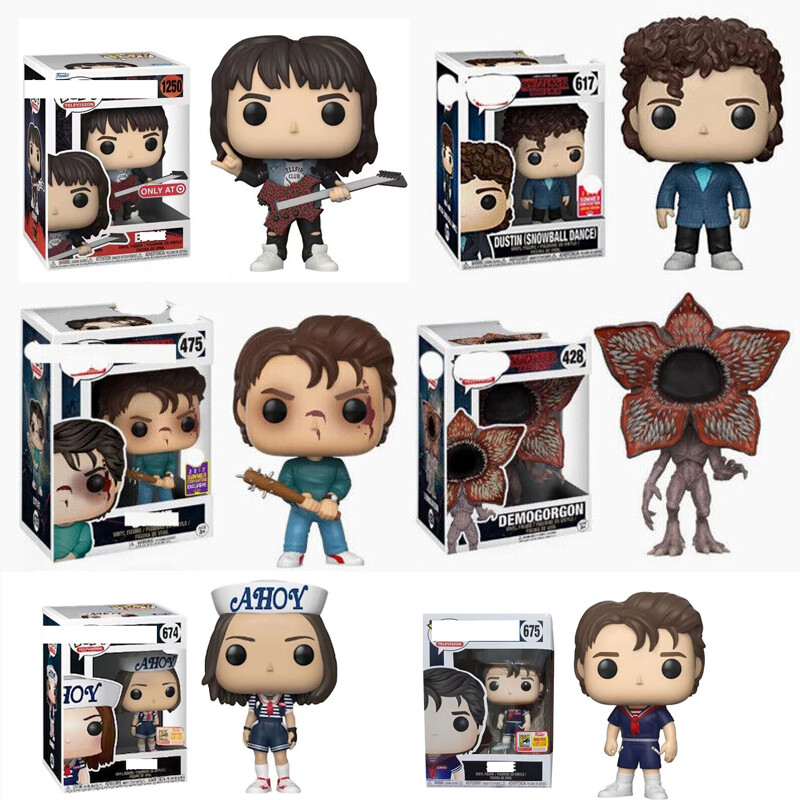 Funko POP! TV:Stranger Things Steve Dustin Eleven Demogorgon Vinyl Action Figure