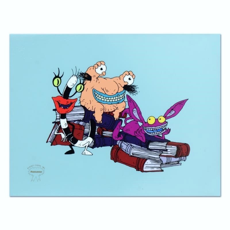 Nickelodeon TV Aaahh!!! REAL MONSTERS Animation Art Sericel 1998