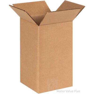 25 - 6 x 6 x 10 Shipping Boxes Packing Moving Storage Cartons Mailing Box