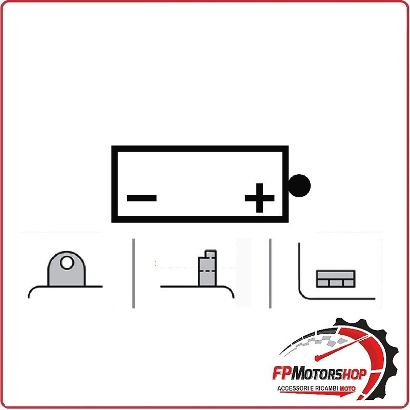 BATTERIA PER MOTO OKYAMI OB10L-BP POTENZIATA YB10L-BP 12V 11AH PIAGGIO BEVERLY