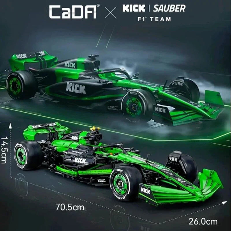 CaDA C64010 KICK SAUBER F1 Team C44 building blocks 2553pcs racing
