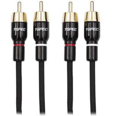 T-Spec V16RCA-1-52 V16 Series 2-Channel Gold-plated RCA Audio Cables 1.5 Feet