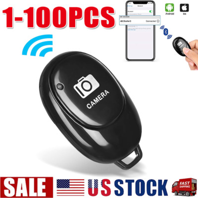 Camera Shutter Wireless Bluetooth Remote Control for Android Apple iPhone LOT