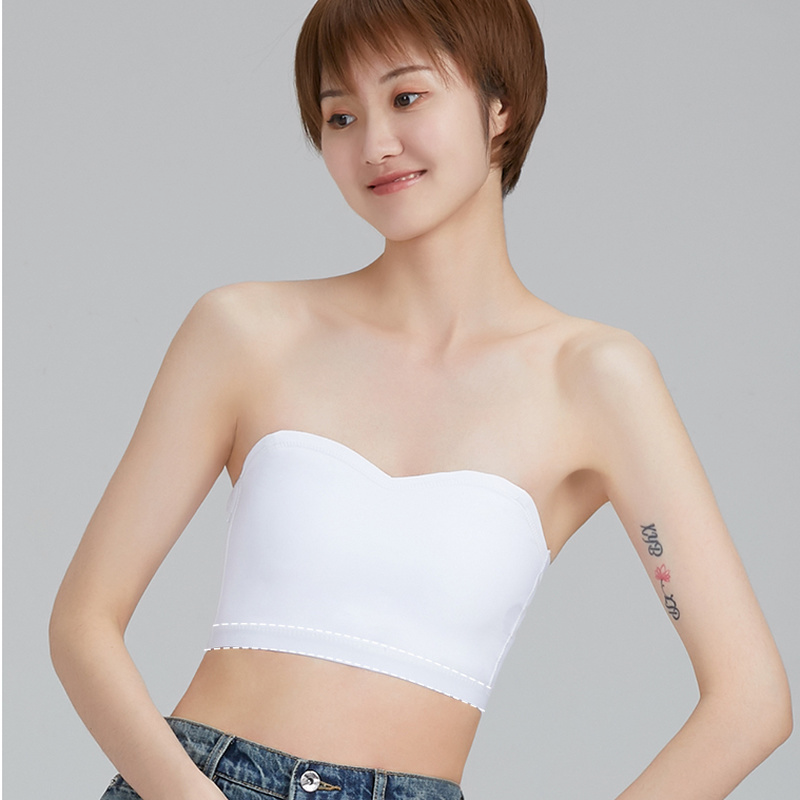 Tomboy Bra Underwear Crop Lesbian Chest Binder Side Buckle Tank Top Undershirt