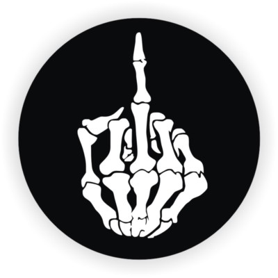 (10) F**k You Hard Hat Stickers | Biker Motorcycle Welding Helmet Decals Funny