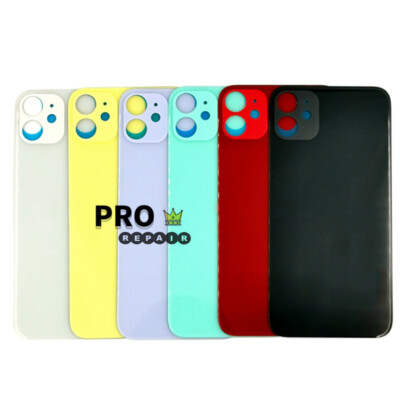 Big Camera Hole Battery Case Glass Cover For iPhone 11 12 13 14 15 With Logo