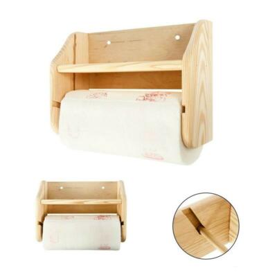 PORTAROTOLO CUCINA DA PARETE IN LEGNO + ROTOLO OMAGGIO PORTAROTOLI PORTA SCOTTEX
