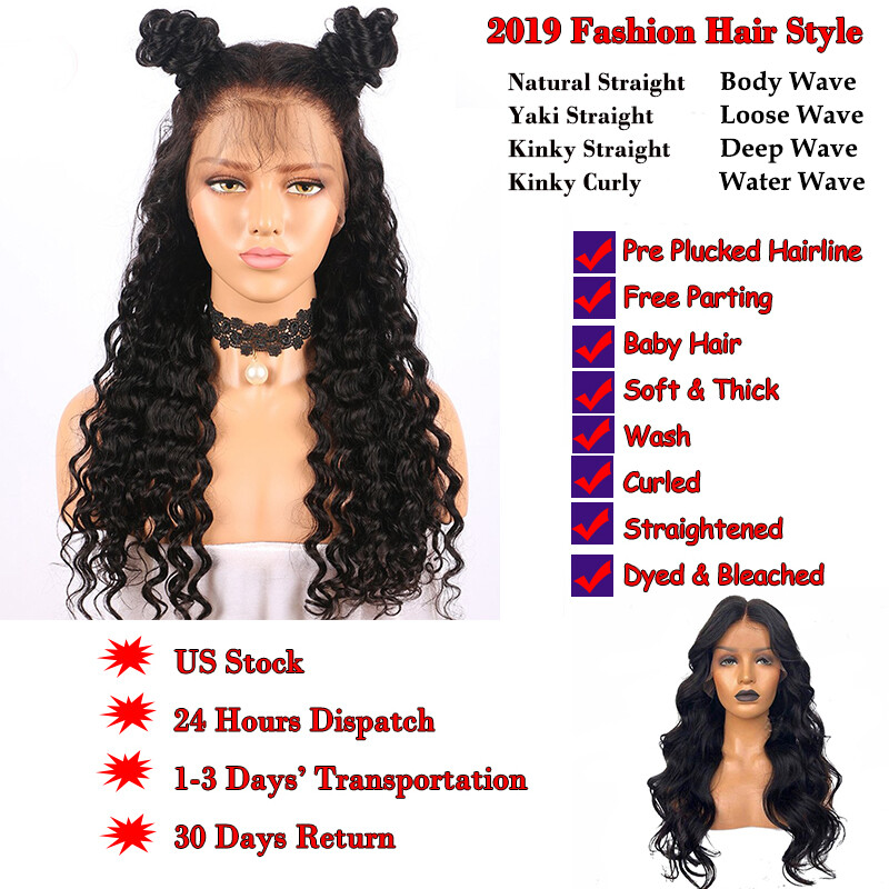 New 100 Virgin Italian Human Hair Wigs Lace Front Pre Plucked