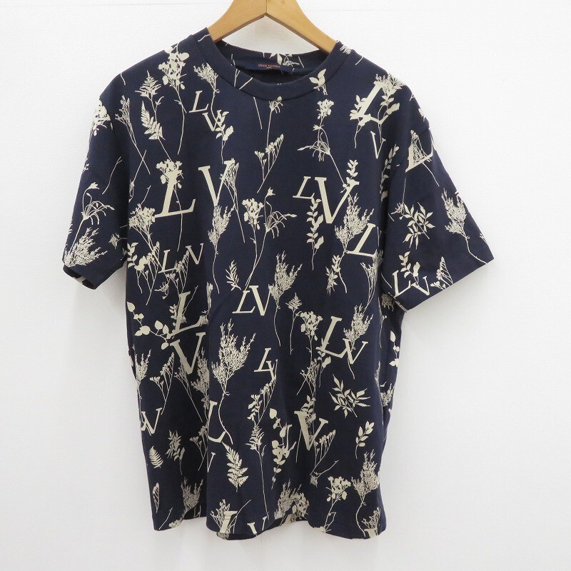 【中古】ルイヴィトン20AW リーフTシャツ RM202M UYM HJY04W ルイ・ヴィトン(LOUIS VUITTON)ルイ・ヴィトン LVリーフ