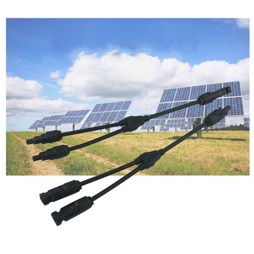 Solar Panel Connector Y Branch Cable Connection Adapter Waterproof Plug Kit M/F