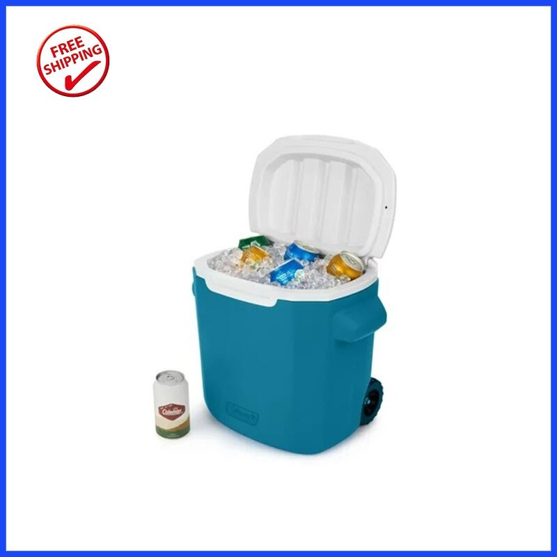 Coleman Chiller 28-Quart, 19 Can Hard Cooler with Wheels , B
