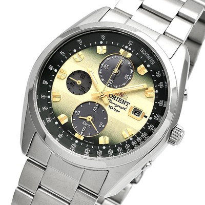 ORIENT SPORTS WV0021TY Neo 70 s Horizon Chronograph Solar Watch Green Dial 42mm