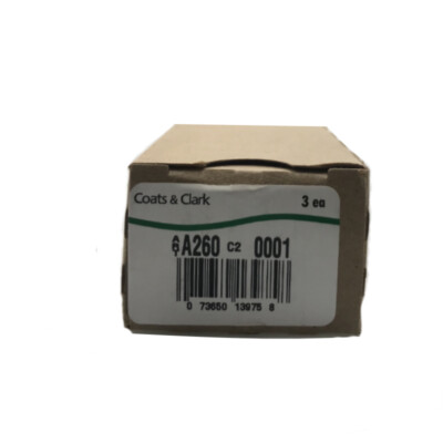 Coats & Clark Dual Duty Polyester & Cotton Thread White-A260-250 yds - Pack of 3