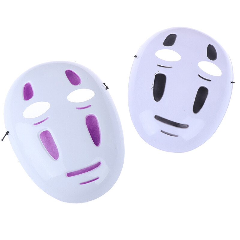 Spirited Away No-Face Mask Faceless Cosplay helmet fancy Anime Halloween parB GA