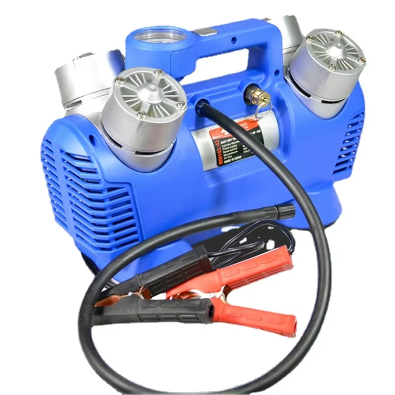 Vehicle-mounted Inflation Pump 12v Double-cylinder Four-cylinder High-pressure S