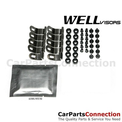 WellVisors Window Visors 97-01 For Honda CRV Side Deflectors Clip-on Series