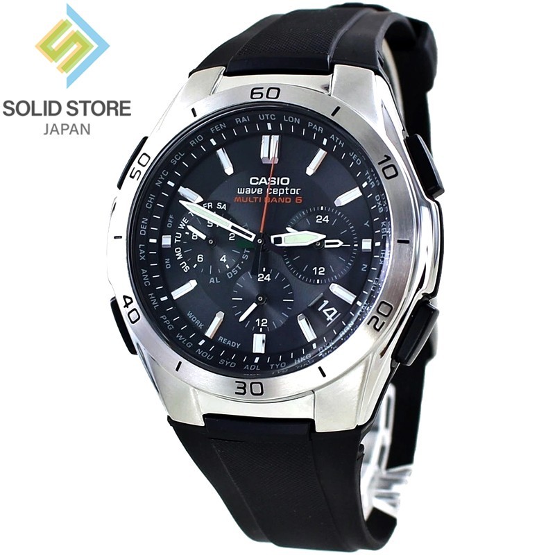 Casio Wave-ceptor ソーラー WVQ-110DJ カシオ WAVE CEPTOR SOLAR POWER WVQ-110DJ-1A2JF 価格比較