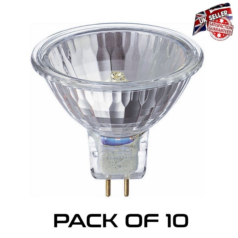 Halogen Light Bulbs 20W 35W 50W 12V Low Voltage GU5.3 50MM MR16 Dichroic 10 Pack - Picture 3 of 7